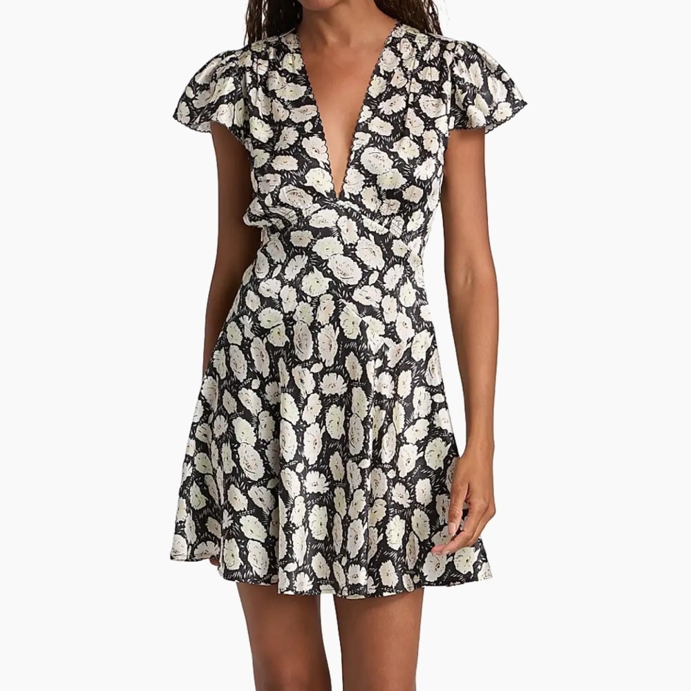 DÔEN Dianne Floral V-Neck Dress